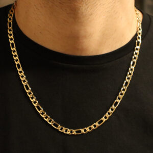 YDA Figaro Chain Necklace 6 mm