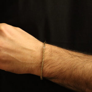 YDA Franco Chain Bracelet 3 mm