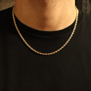YDA Rope Chain Necklace 4 mm