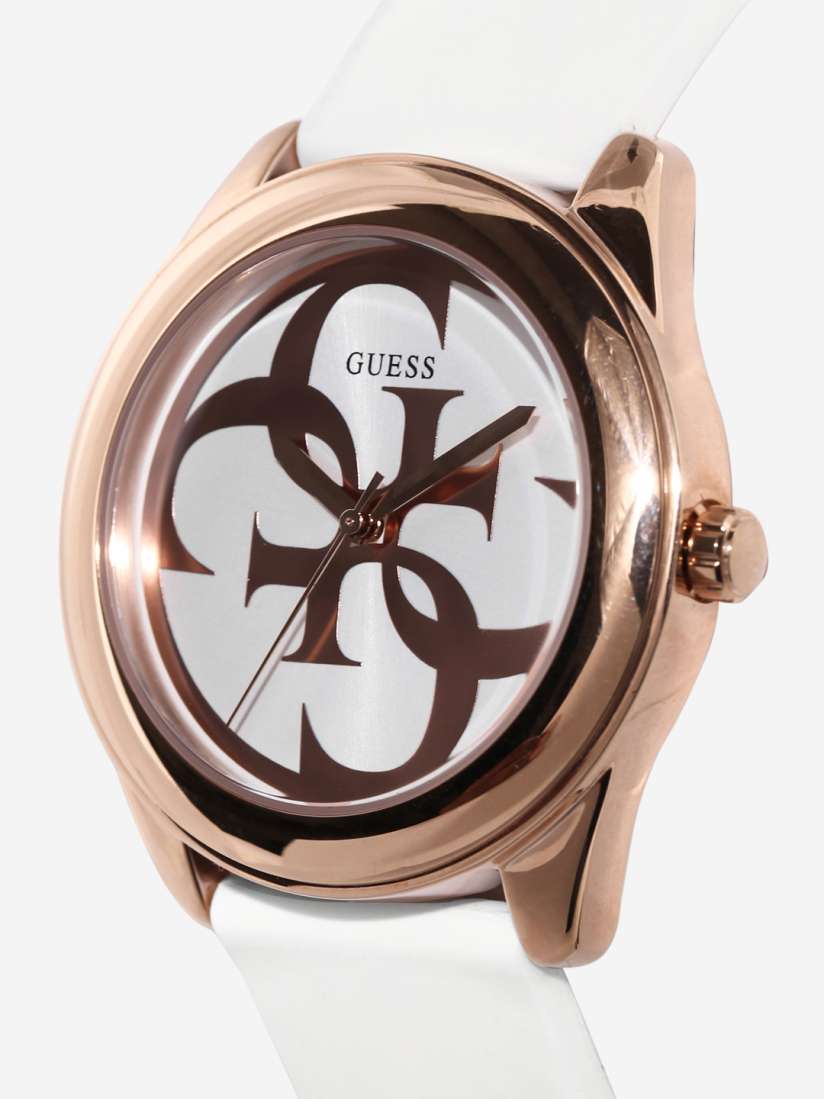 GUESS W0911L5 Womens Rose gold toned watch with Silicone Strap - Image 3
