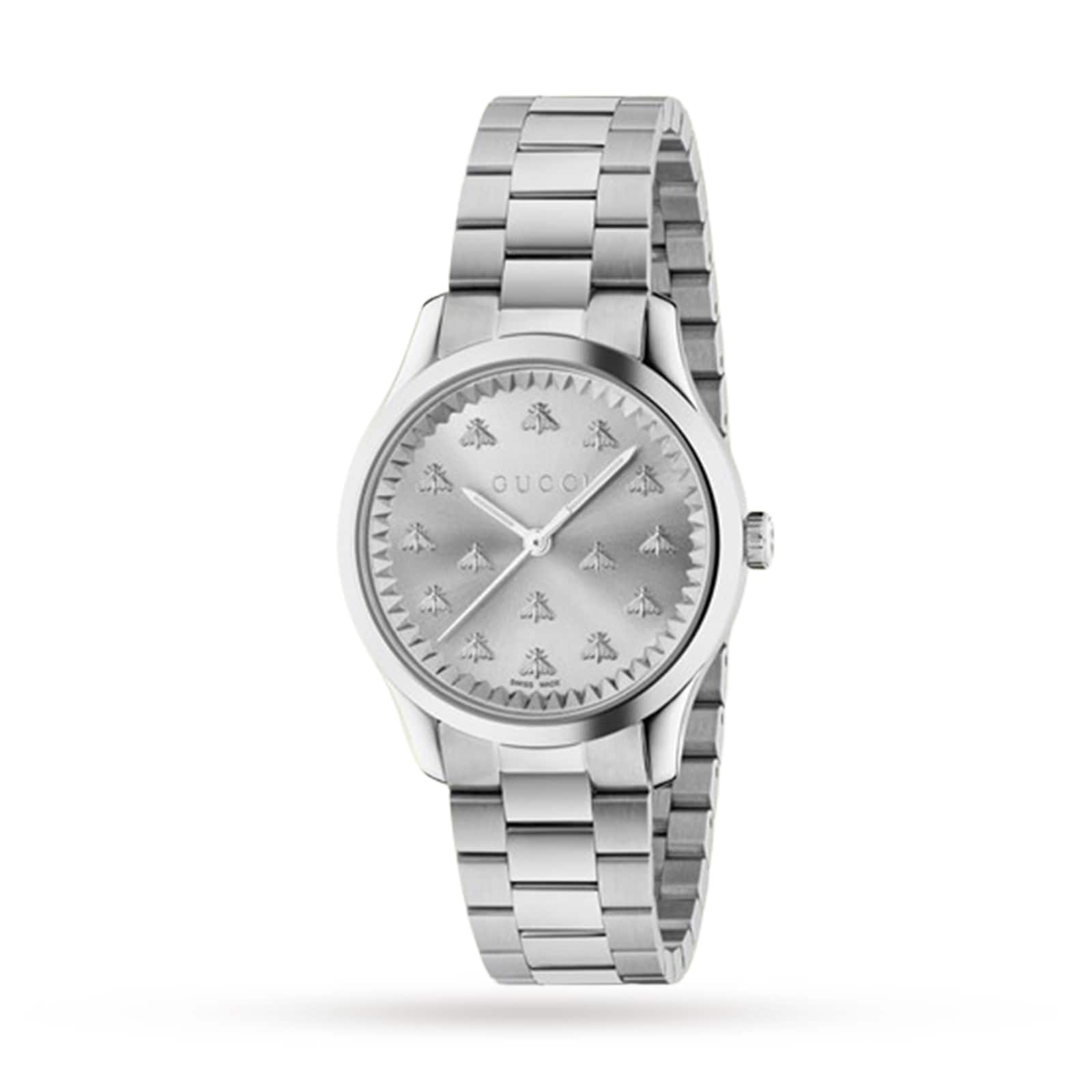 Gucci YA1265031 G-Timeless Silver Dial watch for woman
