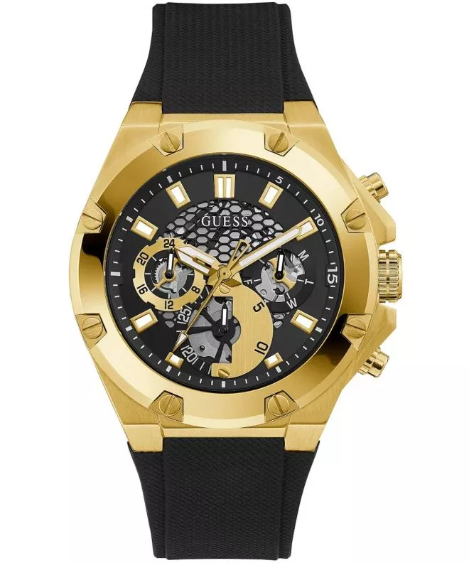 GUESS GW0334G2 Men's Multifunction Stainless Steel gold Watch