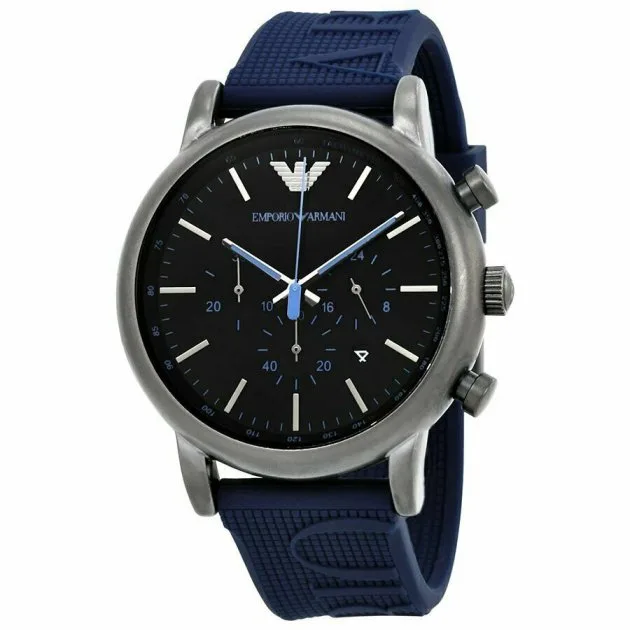 Emporio Armani AR11023 Blue Quartz Wristwatch for Men Emporio Armani AR11023 Blue Quartz Wristwatch for Men