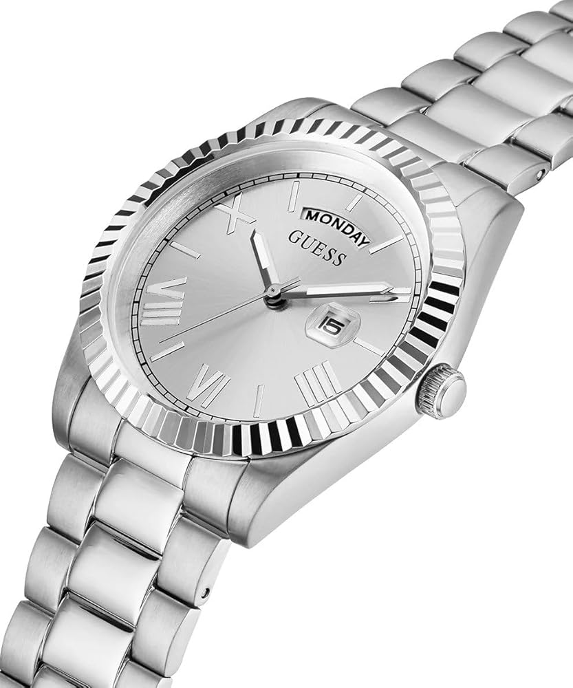 GUESS GW0265G6 silver toned Analog Stainless Steel Watch - Image 2