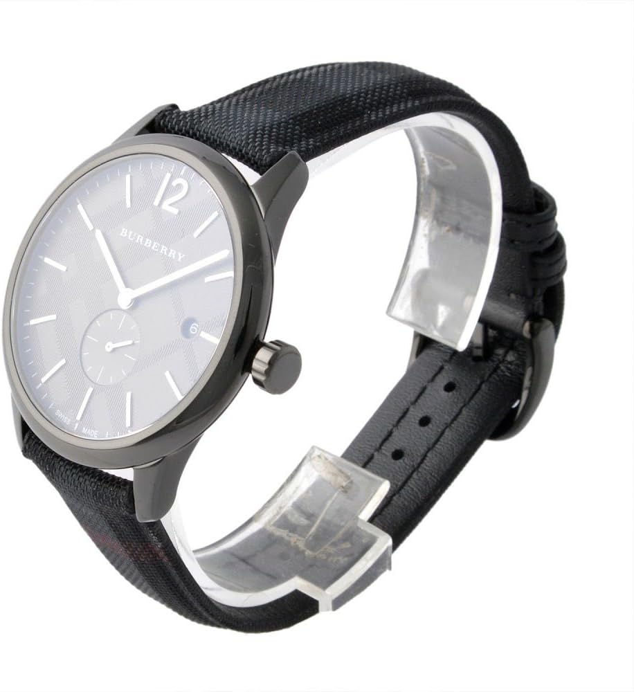 Burberry BU10010 Stamped Round Dial Watch Burberry BU10010 Stamped Round Dial Watch