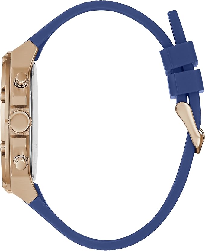 GUESS GW0334G3 Rose Gold-Tone Multifunction Watch with blue strap - Image 2
