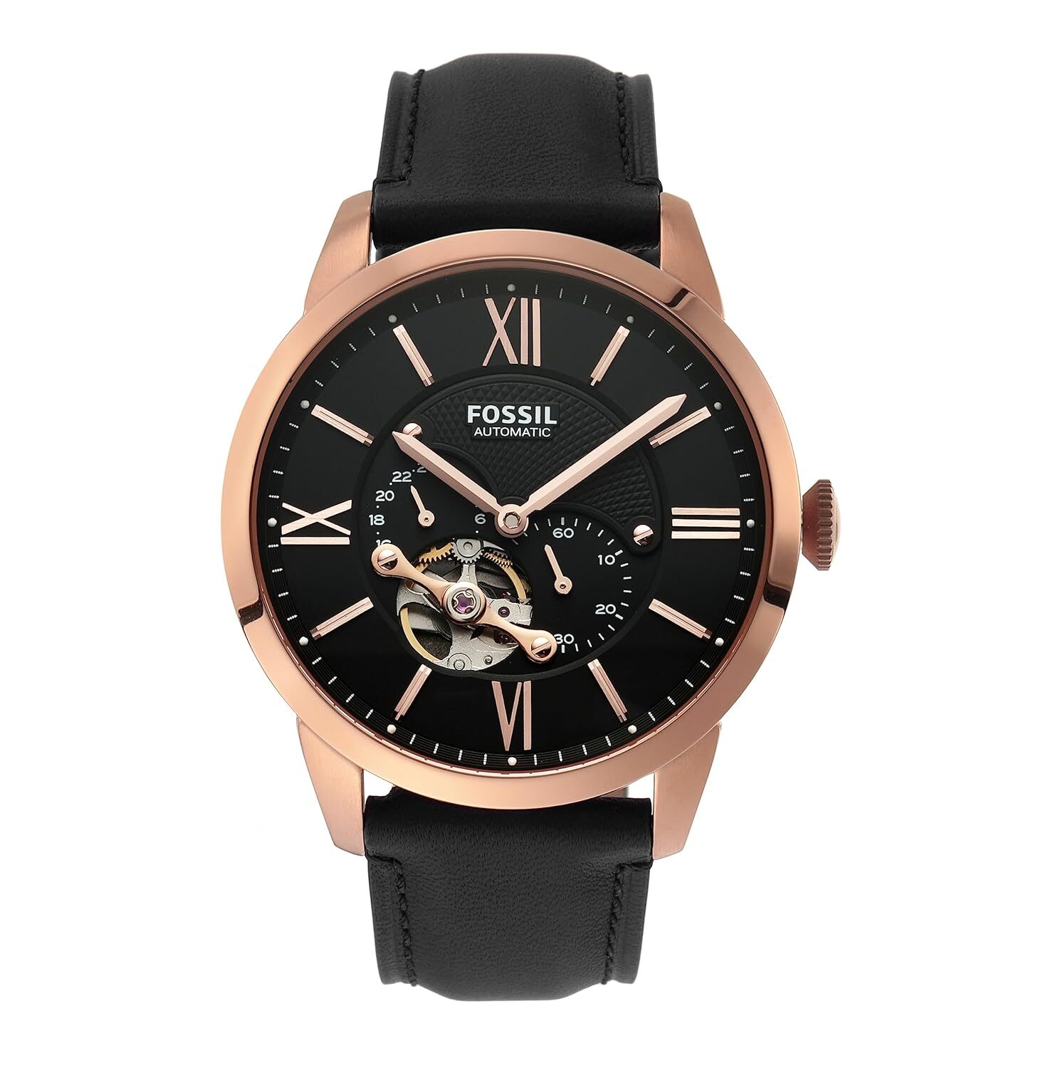 Fossil ME3170 Townsman Mechanical Automatic Movement with Leather Strap Watch for Men