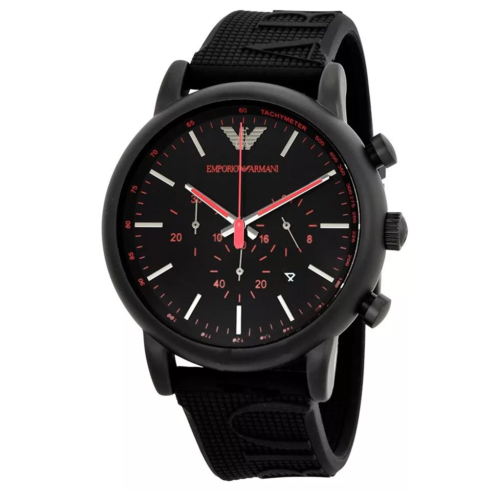 Emporio Armani AR11024 Black Quartz Wristwatch for Men Emporio Armani AR11024 Black Quartz Wristwatch for Men