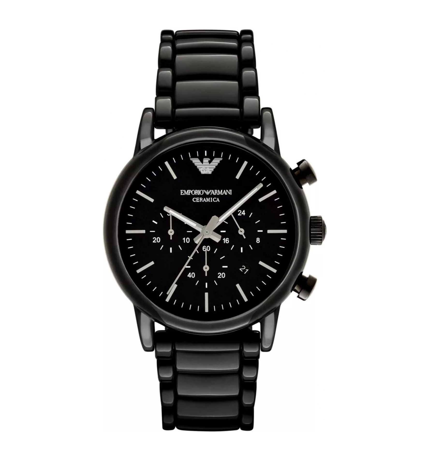 Emporio Armani AR1507 Striking Black Wristwatch for Men
