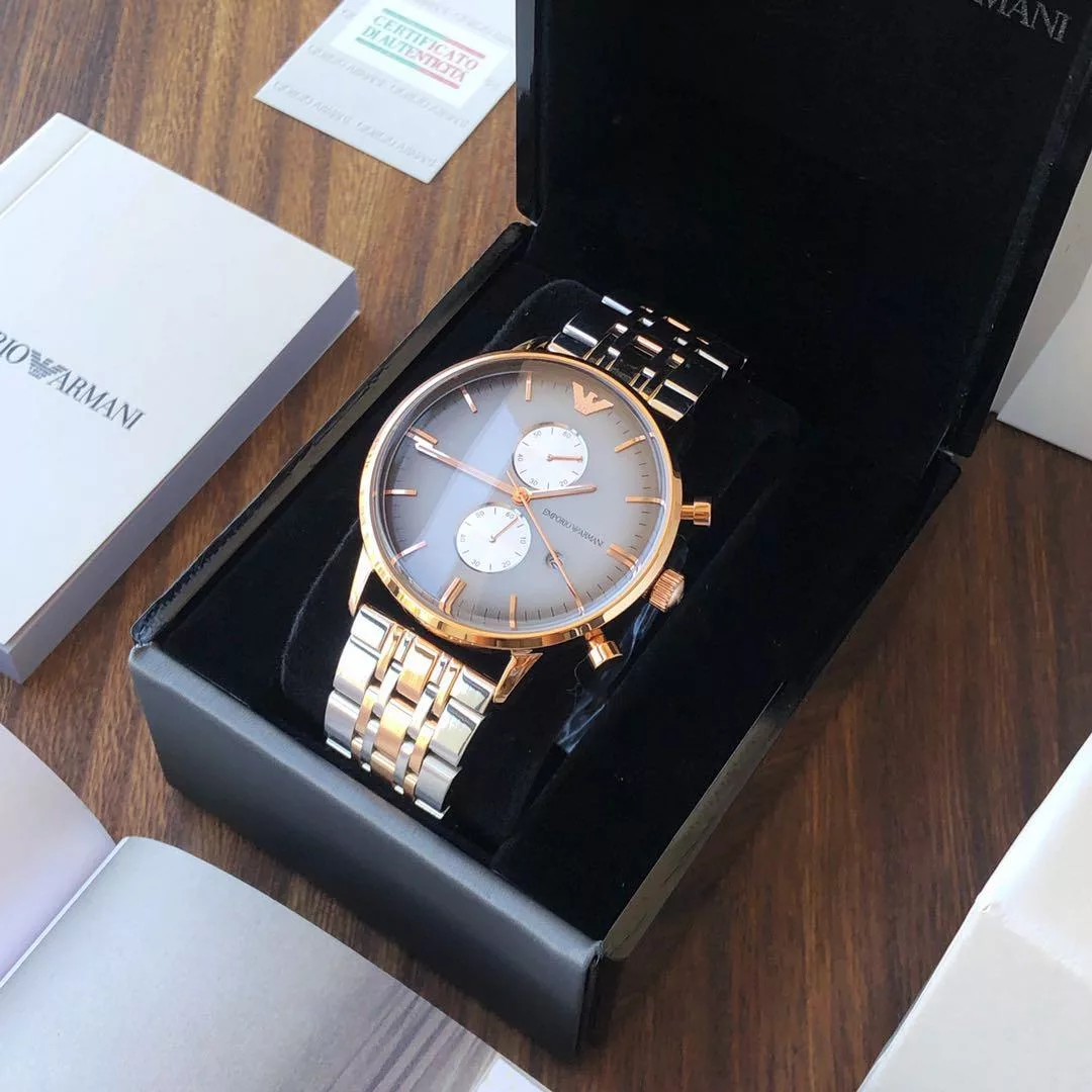 Emporio Armani AR1721 Black Gradient Wristwatch for Men