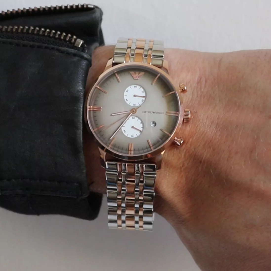 Emporio Armani AR1721 Black Gradient Wristwatch for Men