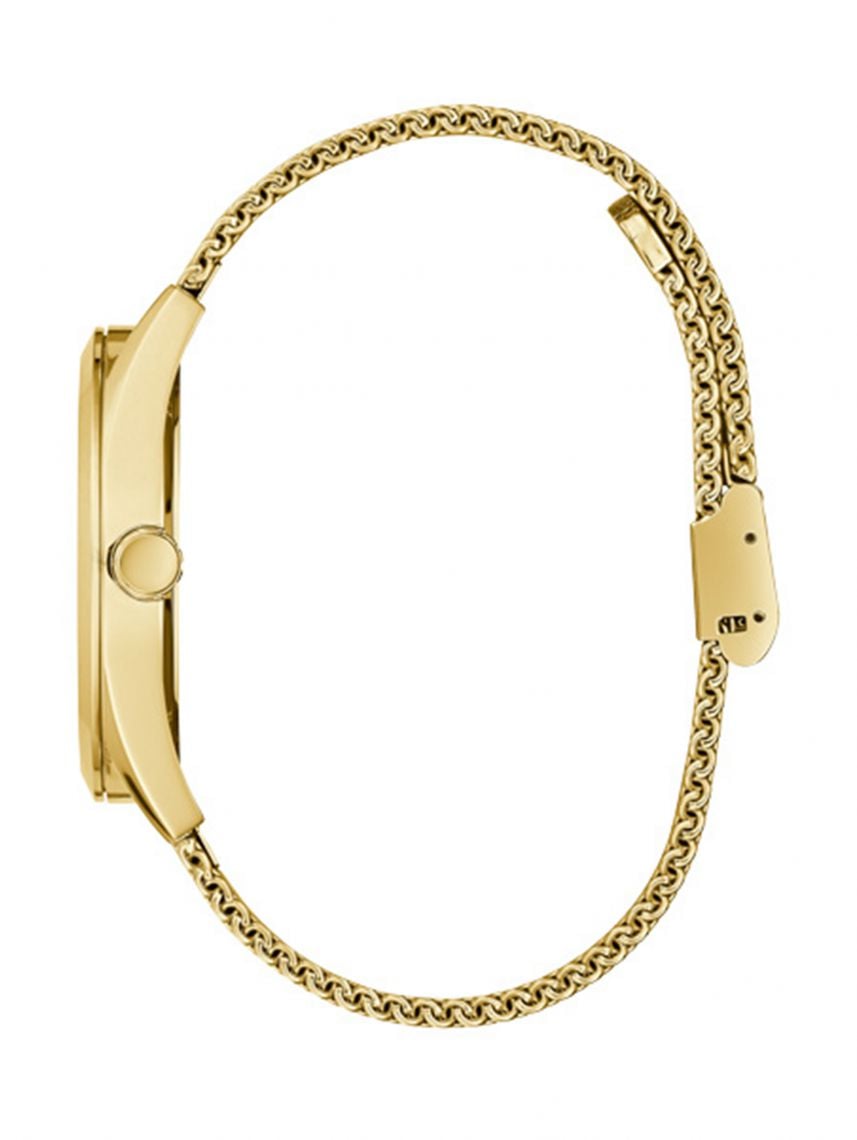 GUESS GW0368G2 Men's Gold-Tone mesh bracelet Watch - Image 3