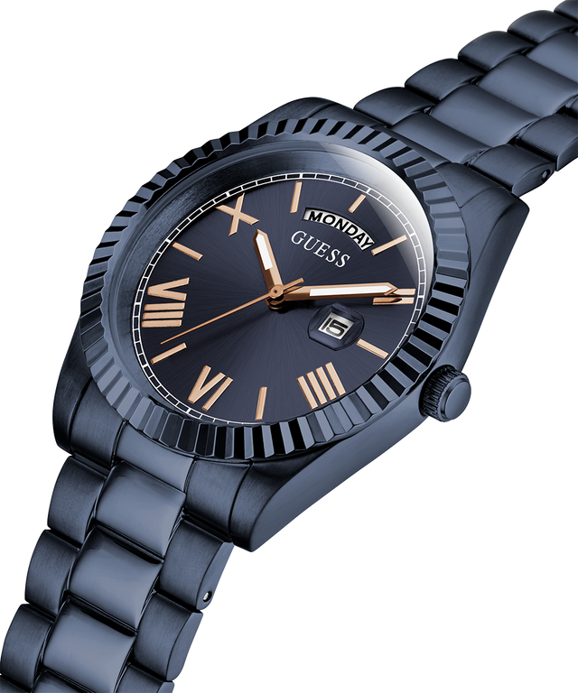 GUESS GW0265G9 blue toned Analog Stainless Steel blue dial watch - Image 2