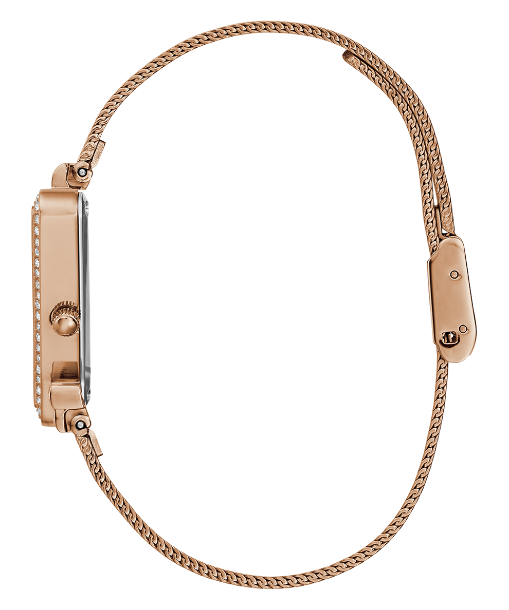 GUESS GW0508L3 Rose Gold-Tone Triangle Mesh strap Analog Watch - Image 2