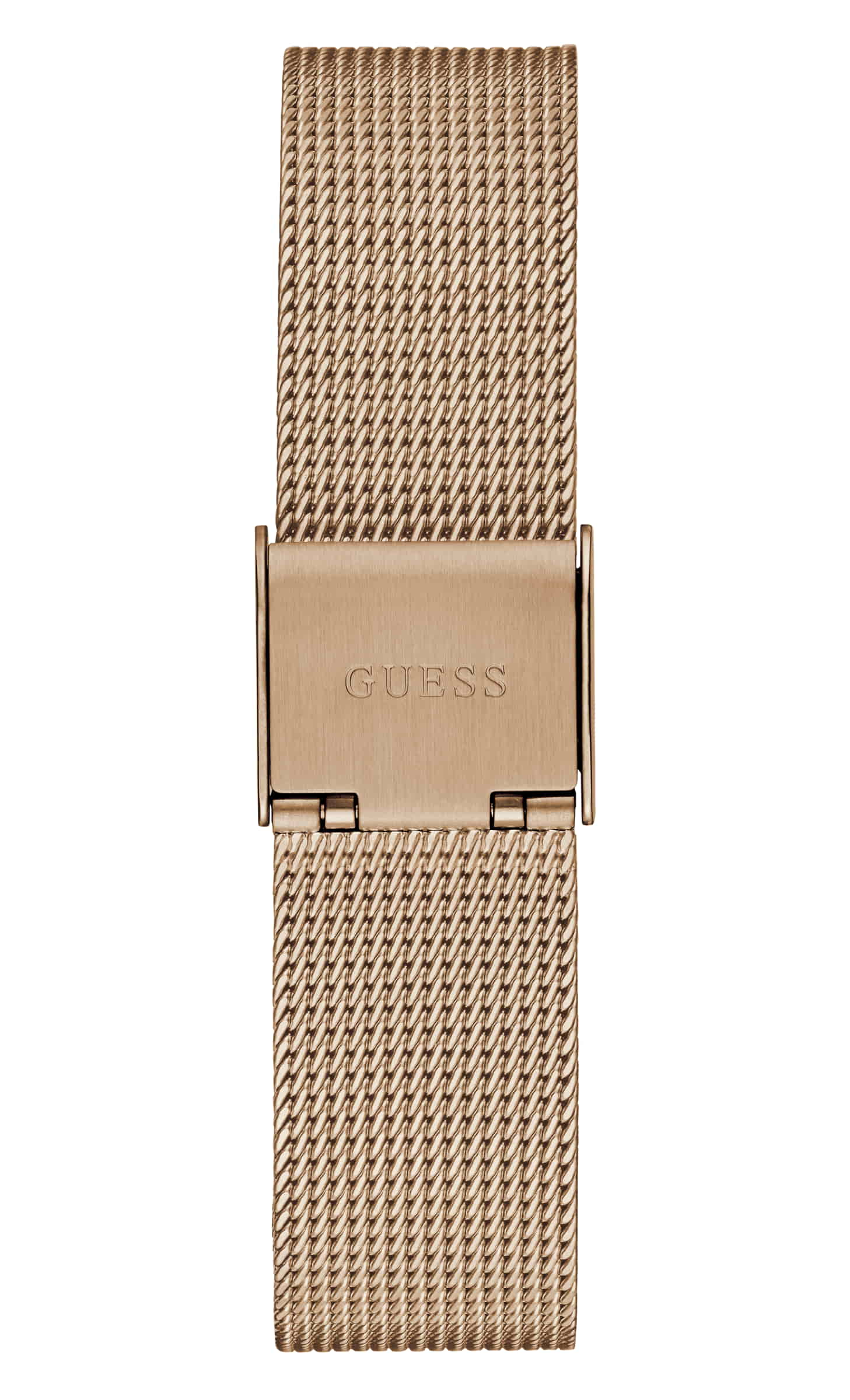 GUESS GW0508L3 Rose Gold-Tone Triangle Mesh strap Analog Watch - Image 5