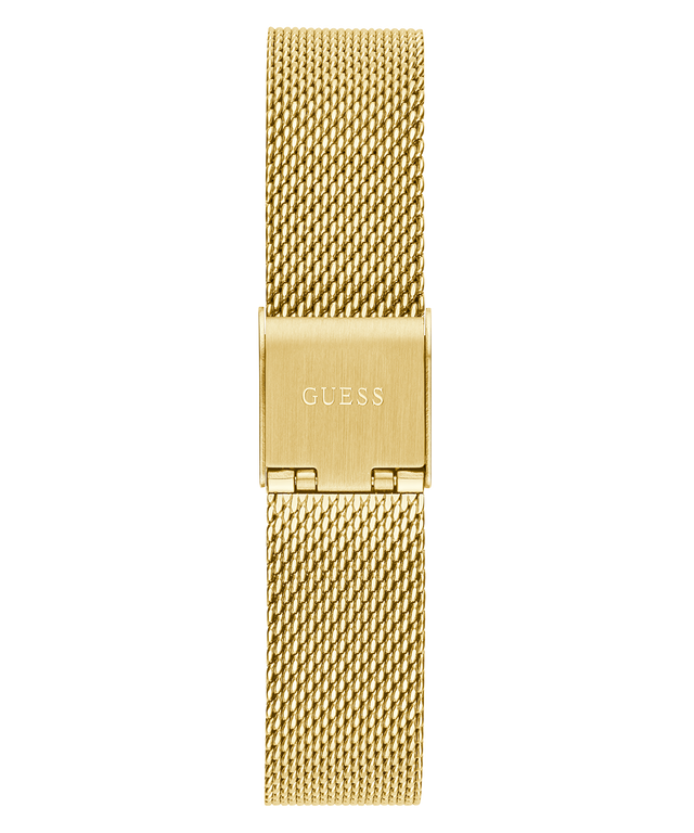 GUESS GW0550L2 Gold Crystal Dial Steel Mesh Watch - Image 3