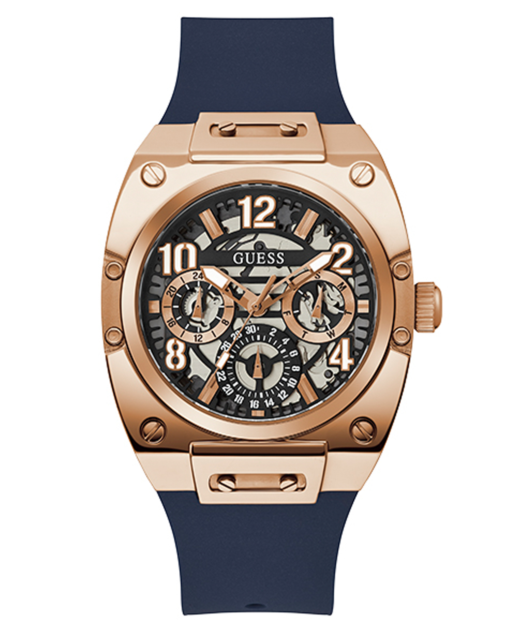 GUESS GW0569G3 Rose Gold Tone Case Mens watch