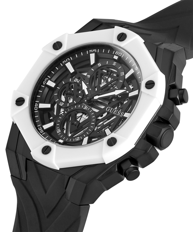 GUESS GW0579G1 Men's 47mm Watch Black Strap Black Dial Black Case - Image 2