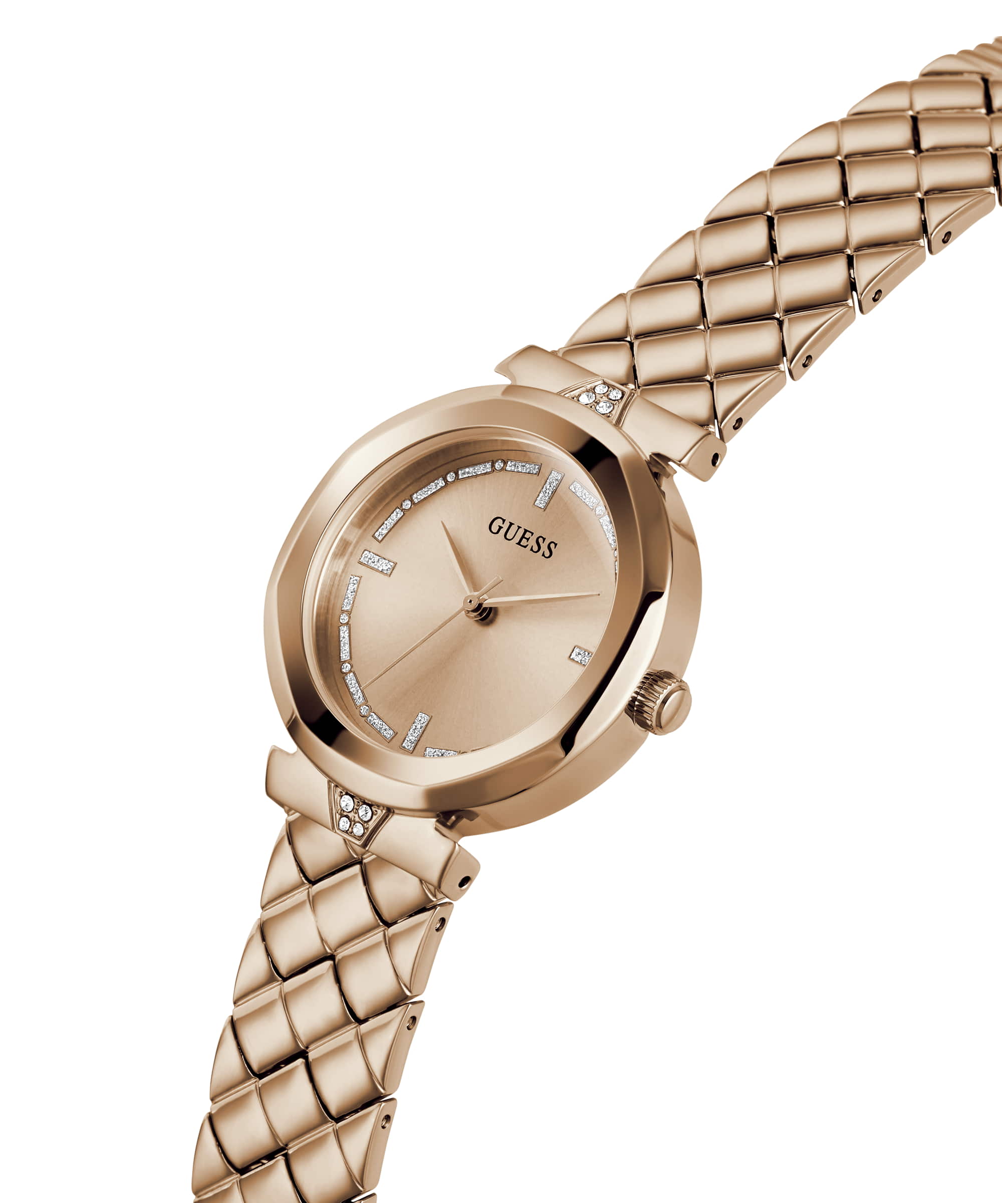 GUESS GW0613L3 Rose Gold Dial with crystals Watch - Image 2