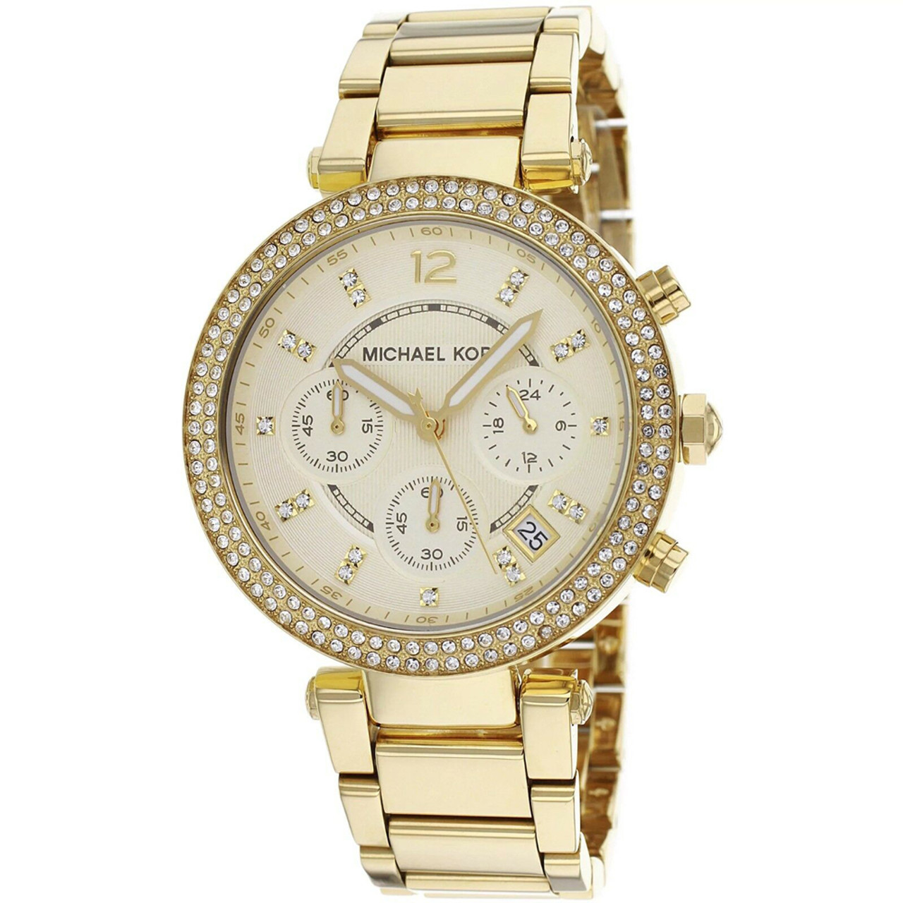 Michael Kors MK5354 Parker Gold Chronograph for Women Michael Kors MK5354 Parker Gold Chronograph for Women