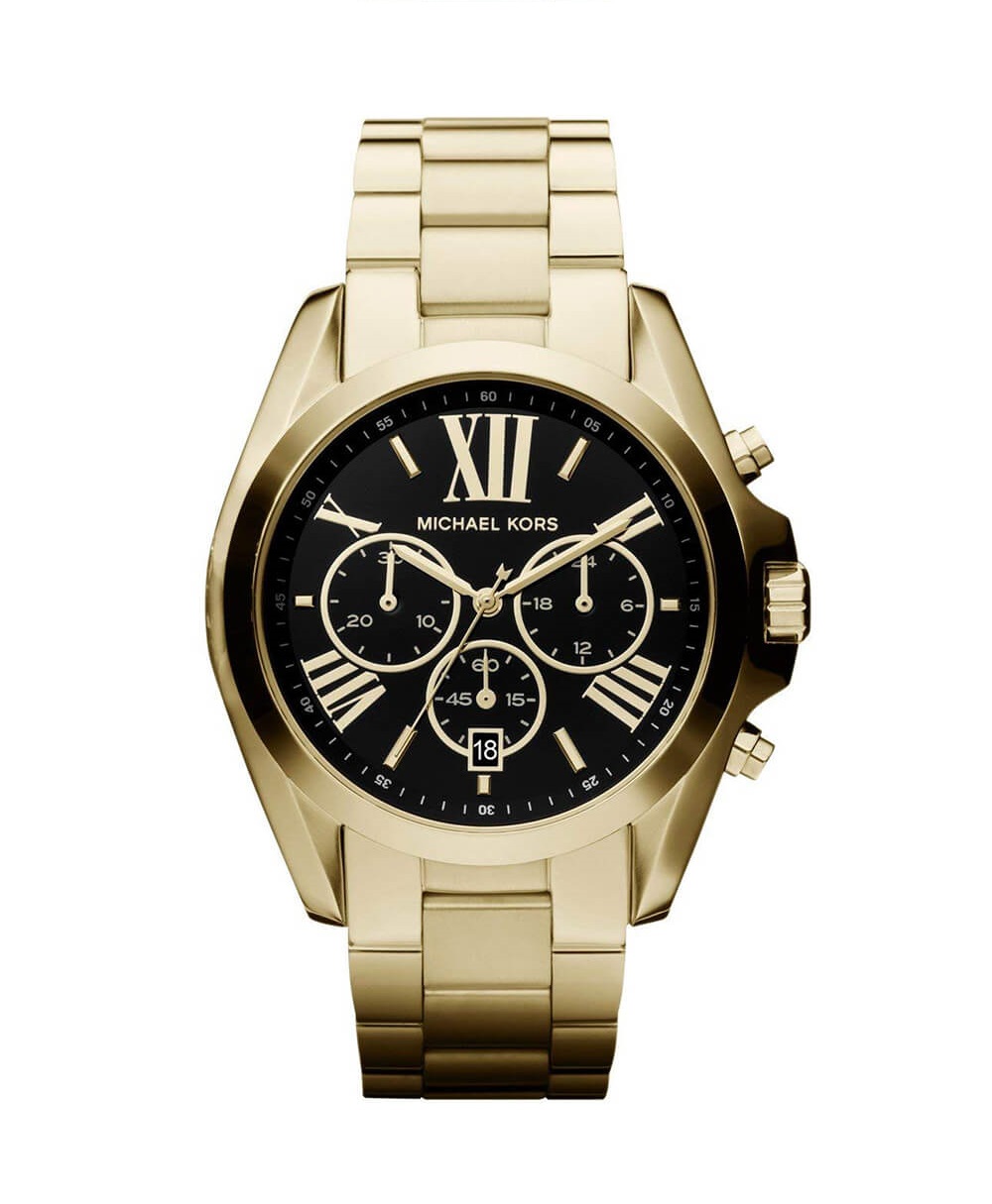 Michael Kors MK5739 Gold Black Dial Wristwatch