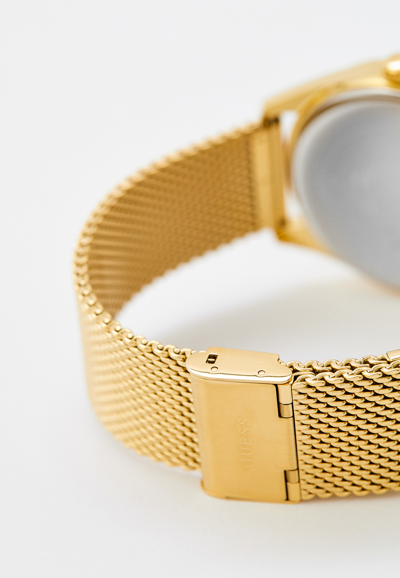 GUESS GW0368G2 Men's Gold-Tone mesh bracelet Watch - Image 4