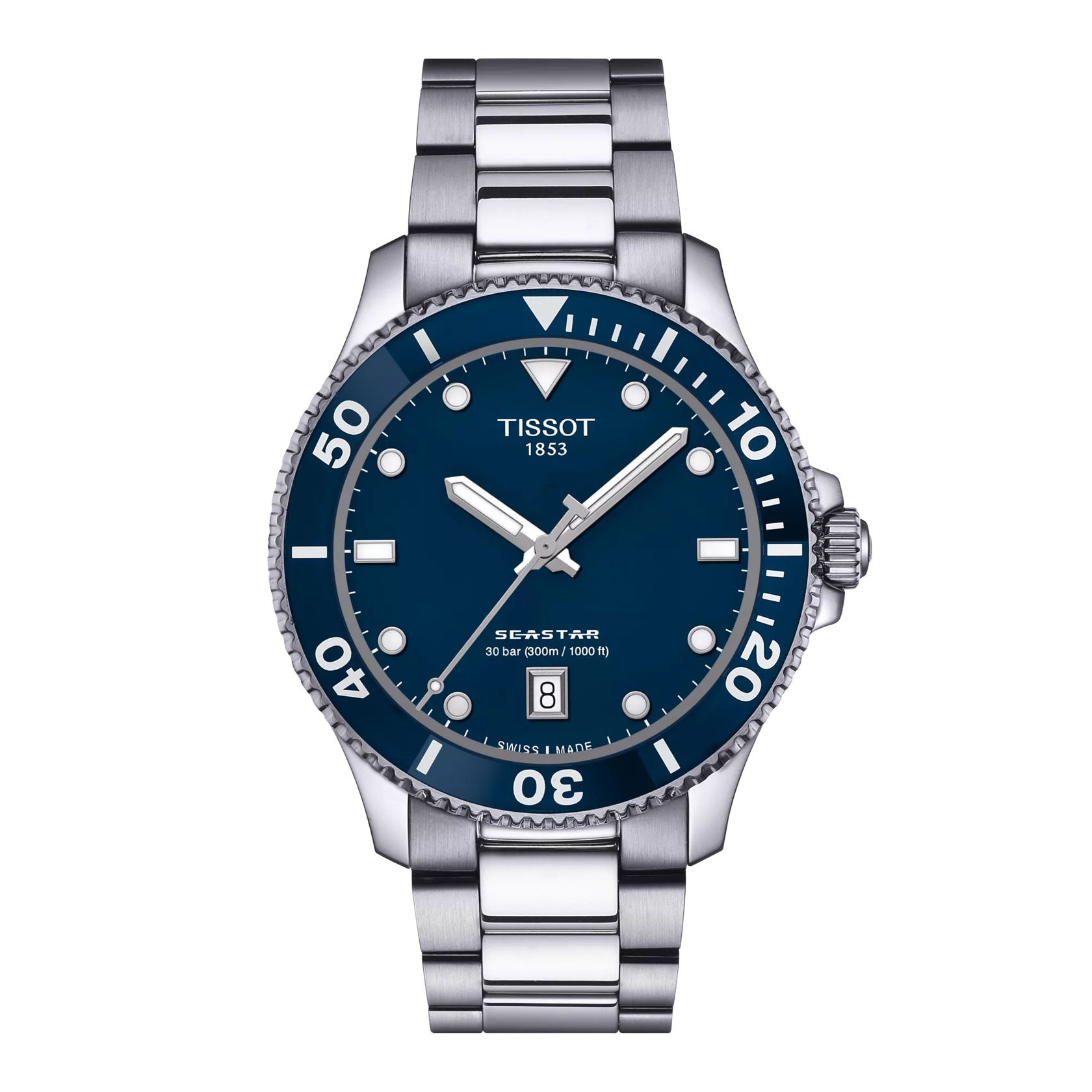 Tissot T120.410.11.041.00 Seastar 1000 40mm blue dial watch for man