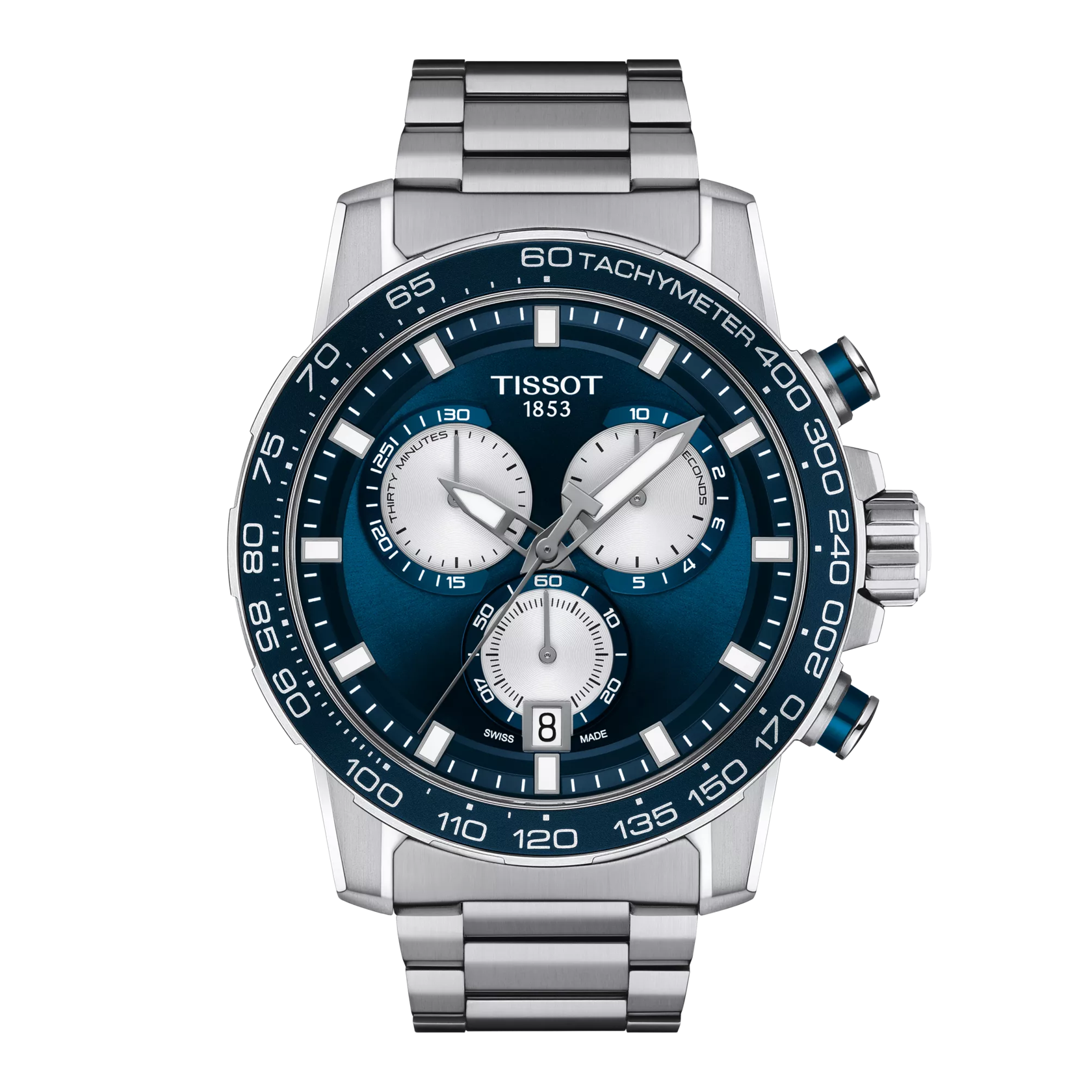 Tissot T125.617.11.041.00 Supersport Chrono blue dial watch for men