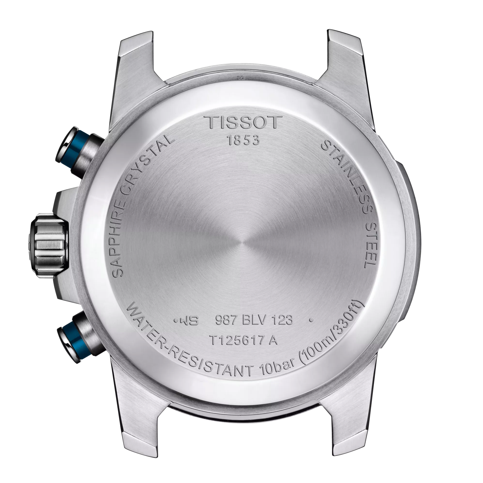 Tissot T125.617.11.041.00 Supersport Chrono blue dial watch for men - Image 2