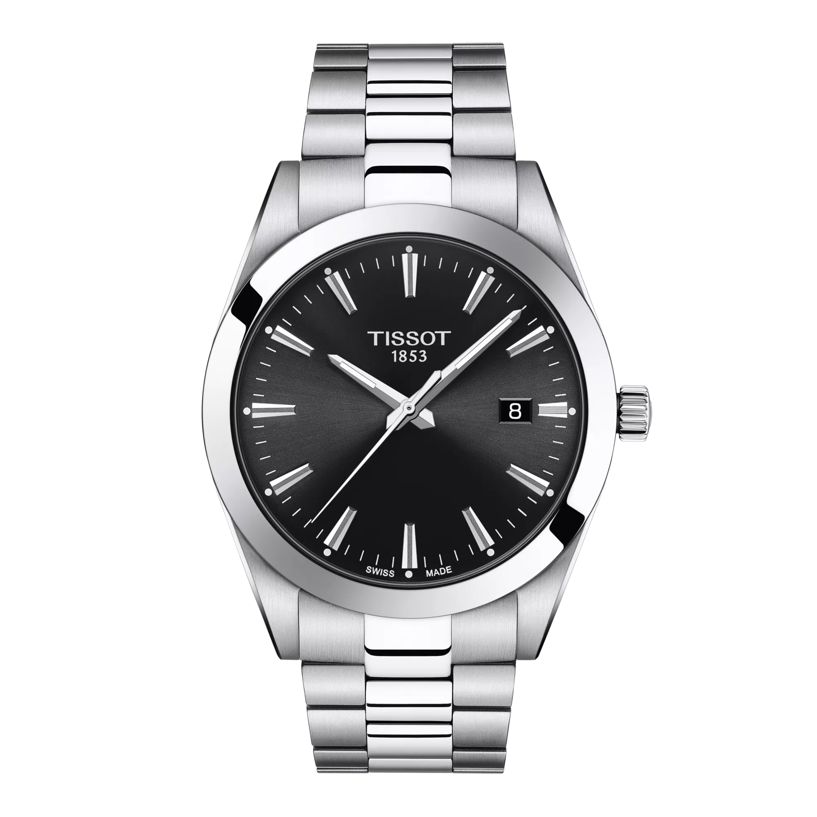 Tissot T127.410.11.051.00 Gentleman silver watch for men