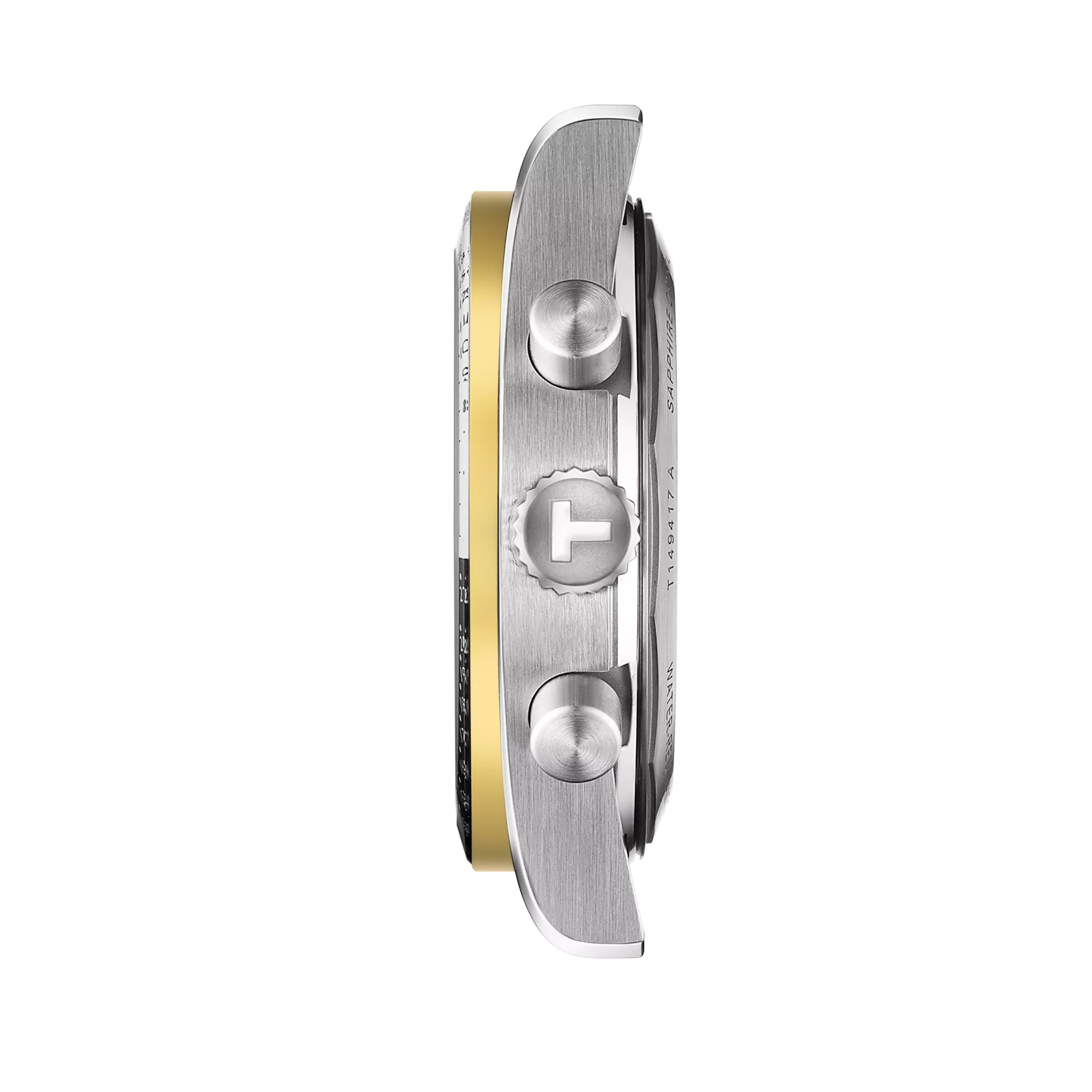 Tissot T149.417.22.051.00 PR516 Chronograph black dial silver and gold watch for man - Image 3