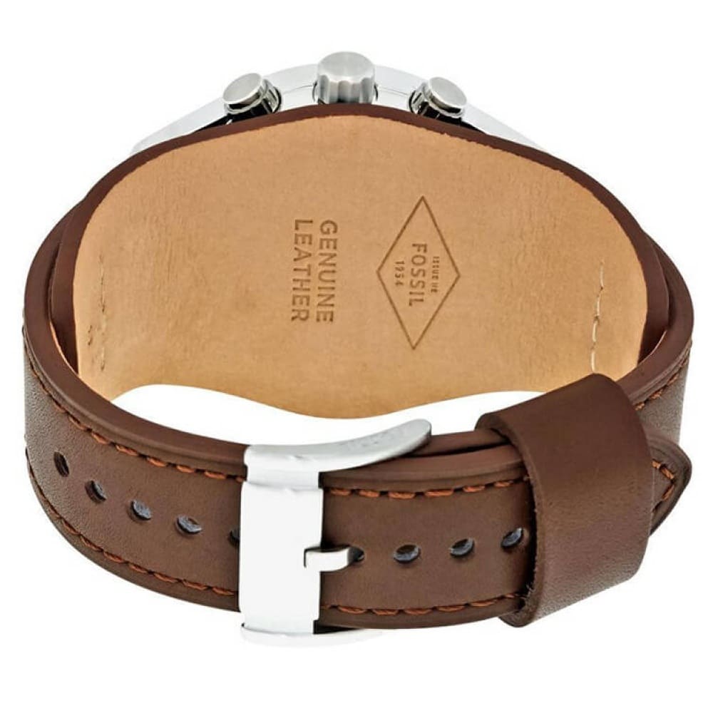 Fossil CH2565 Quartz Chronograph Movement with Leather Strap Watch for Men - Image 4