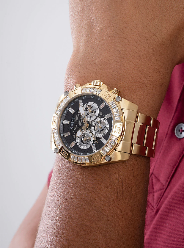 GUESS GW0387G1 TROPHY gold toned Stainless Steel Watch - Image 5