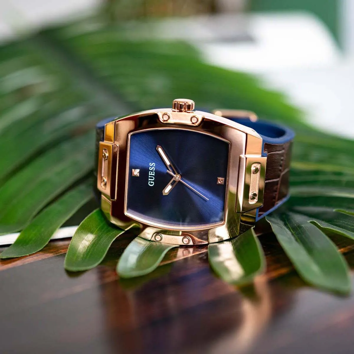 GUESS GW0386G2 Tonneau Diamond 43mm Watch - Image 4