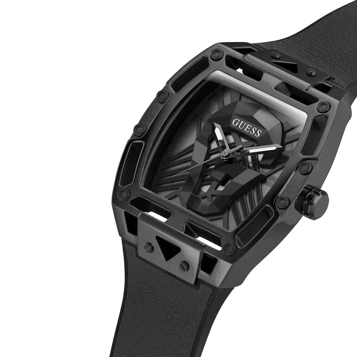 GUESS GW0500G2 Men's Black Analog Cutout Watch - Image 4