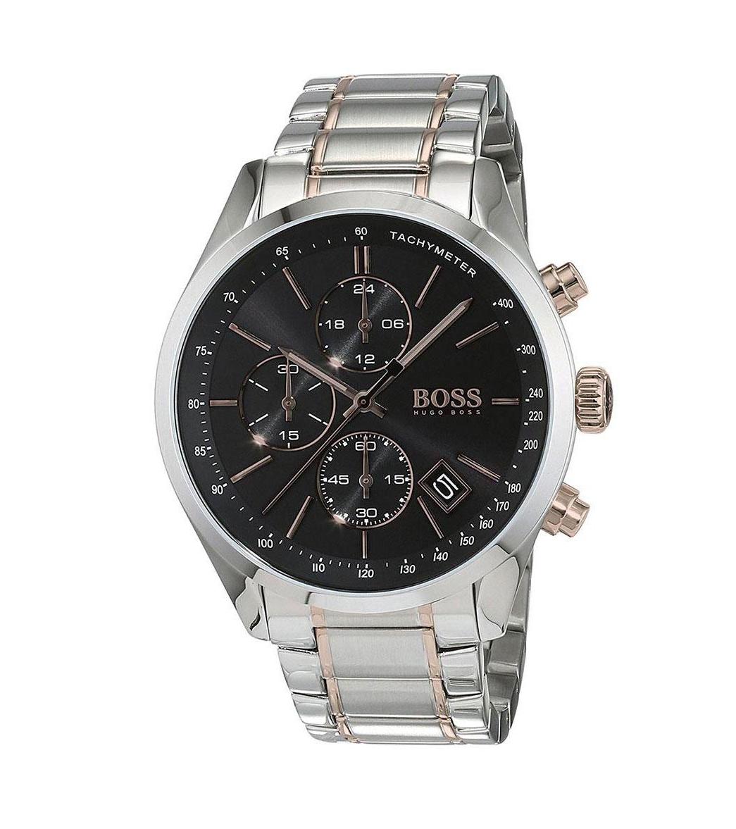 Hugo Boss HB1513473 Silver Rose Gold Wristwatch for Men