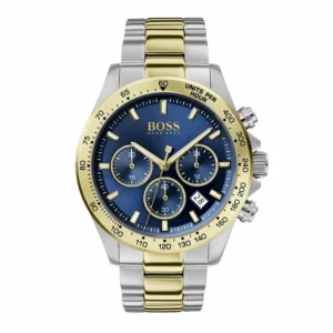 Hugo Boss HB1513767 Hero Silver Gold Wristwatch for Men