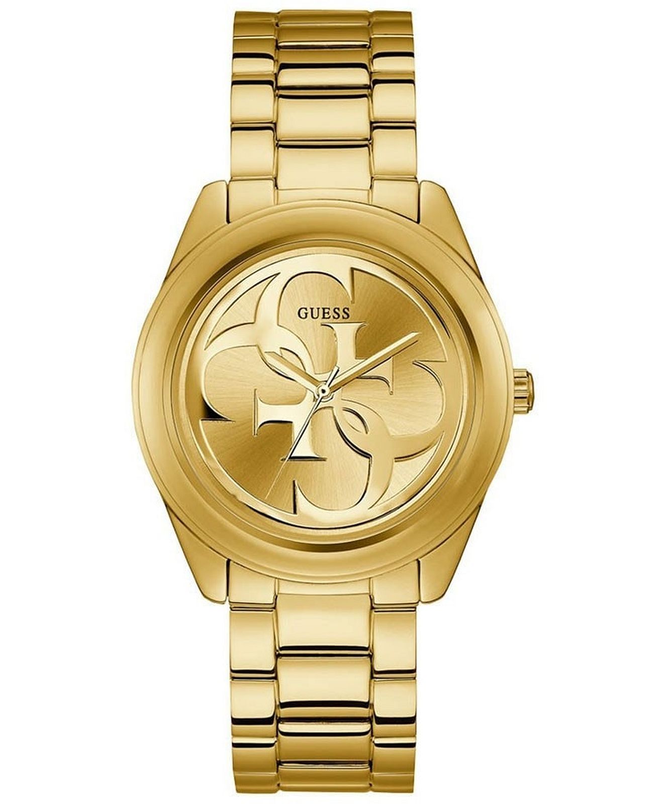 GUESS W1082L2 G-Twist gold dial Watch For Women