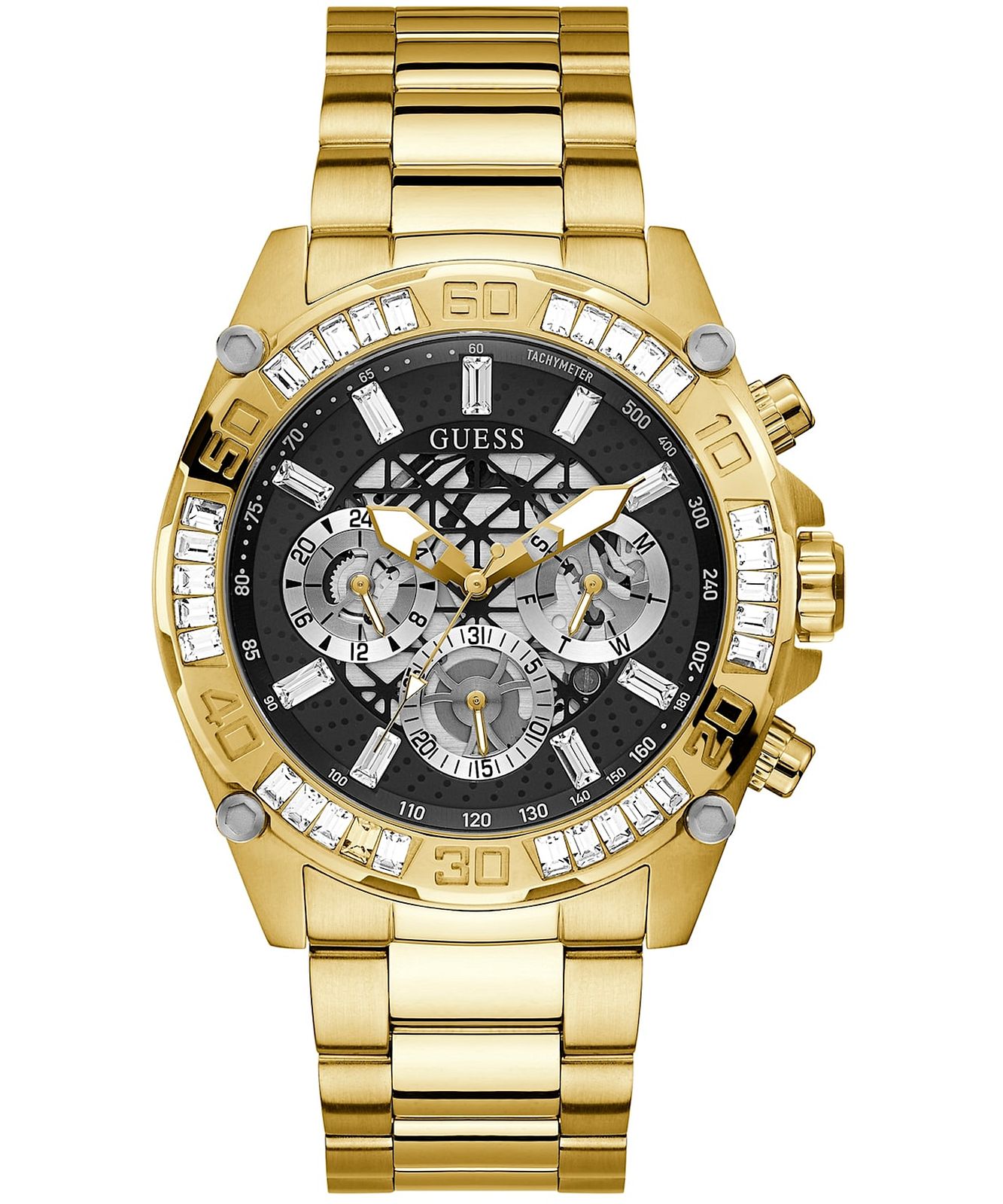 GUESS GW0387G1 TROPHY gold toned Stainless Steel Watch